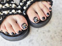 シュガーネイル(sugar nail)の雰囲気（フット￥7000の一例です。お好みの画像などお持ちください）