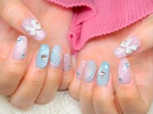 グロスネイル(gloss nail)/ジェルネイル/紗々