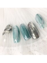 プライズアイリス アイラッシュ 池袋東口店(prize Iris eyelash)/ニュアンスデザインネイル