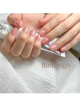 フラミンゴ(flamingo)/グラデーションネイル