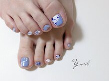 ワイネイル(Y.nail)/さわやかブルーネイル