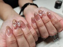 ネイルプラスユウ(NAIL+U)/リボンネイル