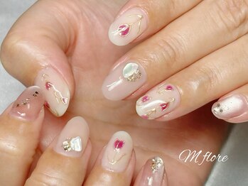 エムフローレ(M flore)/チューリップネイル