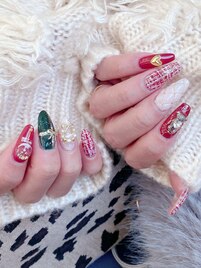 クリスマスネイル