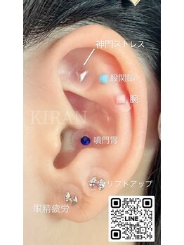 キラン(KIRAN)/耳つぼジュエリーおしゃれに改善