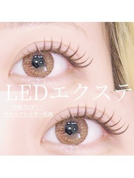 フェリンク 茅ヶ崎店(Felink)の写真/【LEDエクステ】で“キレイ”が続く！圧倒的持続力が嬉しい♪※オプション1,000