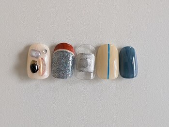 ネイルサロン スラッシュ(SLASH)/【吉崎】　定額design￥9350