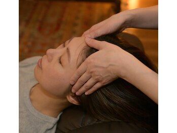 たぬきのおひるね/ドライヘッドスパ