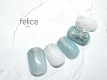 ネイルサロン フェリーチェ(felice)/【定額ネイル】¥7980