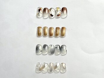 フィロンネイル 武蔵小杉店(filonnail)の写真/ショートネイルに込める究極の美しさ。ショートだからこそ映えるデザインを。【武蔵小杉】