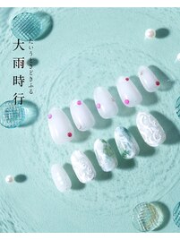 2026四季_夏ネイル-大雨時行-