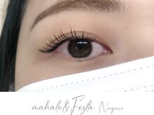 マハロ アンド フェスタ 長野店(mahalo&Festa)/マツエク　セーブル目尻長め