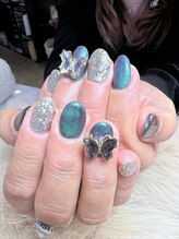 ヘアーアンドネイル ルシア(Hair&Nail Lucia)/ちょうちょネイル