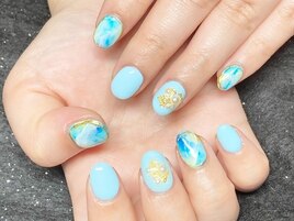 上品タイダイ柄