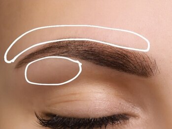 るあん/【脱毛箇所】 眉毛+眉間