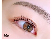 ミーナ 水ヶ江店(mina)/アイブロウWAX＋まつ毛パーマ上
