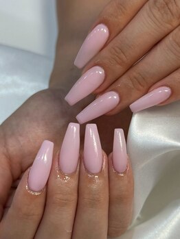 ネイルサロンアンドデコショップ アシュリー 大宮店(Ashliy)/チップ長さだしワンカラー