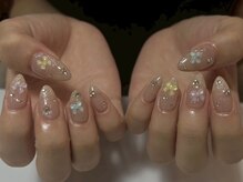 アイ ネイルズ 天神店(I nails)/colorful　ribbon　￥6500～