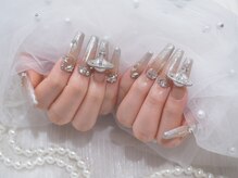 nailsalon amore 心斎橋店【長さだし/持ち込み/スカルプ/フィルイン/定額】/惑星マグ16060円