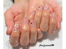 フロージュ ネイル(florjyu nail)/ワンカラー2ポイントnail