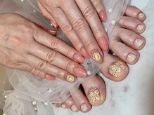 アンジェヴォーグ 名古屋本店(Angevogue)の雰囲気(フットネイルも人気。ハンドフット同時施術可能です)