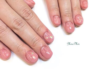 パラジェル認定サロン メールメール 池袋店(MereMer)/ピンクホログラムネイル