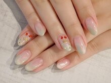 ラルネイル 大宮(Lull. nail)/＊さくらんぼ＊ハートフレンチ＊