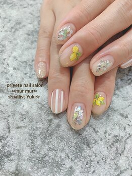 プライベート ネイルサロン マーマ(murmur)/レモンネイル