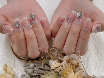 ネイルサロン トゥービー 御徒町上野(To Be)/パーツ付け放題コース8990円