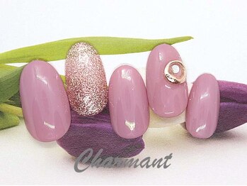 シャルマン(Charmant)/ピンク×春ネイル