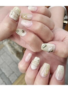 レディスペネイル ノマエ 名駅店(Redispe nail nomae)/beige nuances