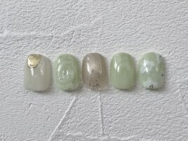 ニュアンスネイル　フラワー