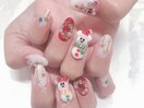 推しネイル×クリスマス