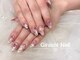 ヒラソルネイル(Girasol nail)の写真/短い爪も理想の長さ・形へ☆長さだしで憧れの指先に♪
