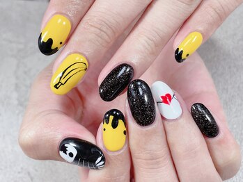 エシンネイルアート 池袋(Eshin nailart)/トレンドコース♪片手３本ずつ
