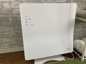椎名亮 整体院/空気清浄機を設置しています
