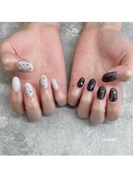 コロレ(colore')/ツートンカラー×ストーン