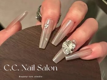 シーシーネイルサロン 池袋(C.C.Nail salon)/長さ出しワンカラー
