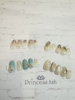 プリンセスアッシュ 阪急三番街店(Princess Ash)/7月ＮＥＷネイル☆毎月更新中