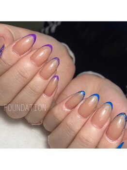 大人グラマラス・フレンチネイル