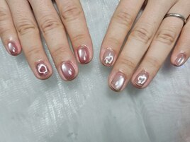 マグネット×ハートネイル