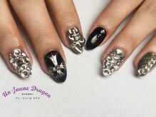 アン ジョーヌドラゴ/ブラック☆ミラーネイル