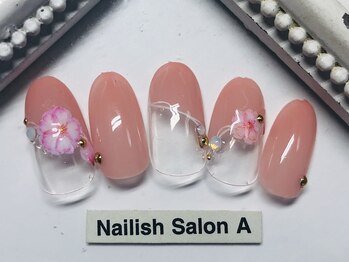 ネイリッシュサロン エー(Nailish Salon A)/サクラフレンチネイル