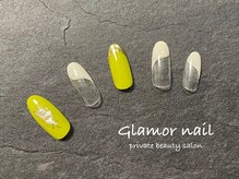 グラマーネイル(Glamor nail)/フレンチ×シェル
