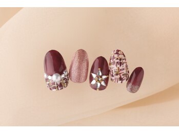 エムスラッシュ ネイル センター北店(M.SLASH)/ツイードネイル