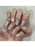 【パラジェル込】ちゅるん♪夏っぽクリアフレンチ¥17,500→¥15,500