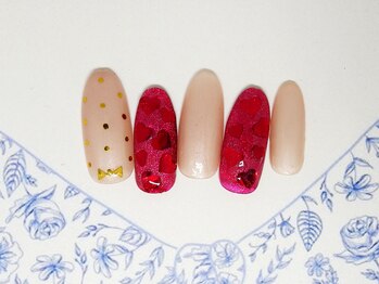 ネイルライフ(NailLife)/ドットと流行りのハート