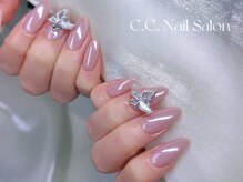 シーシーネイルサロン 池袋(C.C.Nail salon)/ミラーネイル