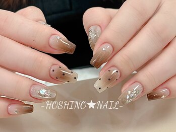 ホシノネイル(HOSHINO NAIL)/チーク・ドット・グラデーション