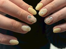 ファンクションネイルズ 表参道 原宿(FUNCTION NAILS)/バターイエロー/ニュアンス